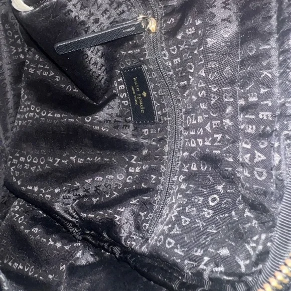 🛑SOLD🛑KATE SPADE NEW YORK Nylon Leather-Trimmed Backpack 🖤♠️ - Picture 17 of 17